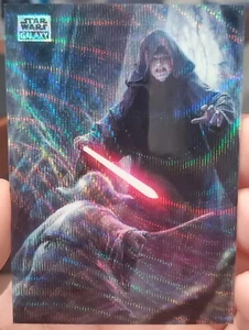 2024 Topps Star Wars Chrome Galaxy 4 BEYOND THE CAVE Wave Refractor 53/99 - Picture 1 of 2