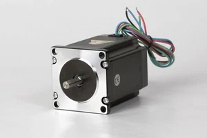 NEMA23 Step Motor, Schrittmotor, 2-Phase, 1.8Nm, 4.2A, 76mm Length,6.35mm Shaft - Bild 1 von 6