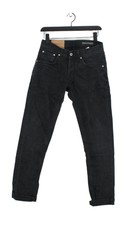 Dondup Men's Jeans W 30 in Black Cotton with Other, Polyester Skinny