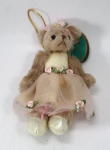 D5 Tiny Dancer miniature ballerina ornament Bearington Teddy Bear plush - Picture 1 of 8