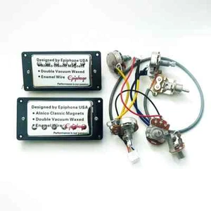 Standard SG electric guitar humbucker 1C with 2V2T wiring harness - Picture 1 of 12