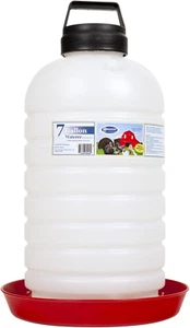 Farm Tuff 7 Gal Chicken Waterer Top Fill Hanging Plastic Fountain - Picture 1 of 1