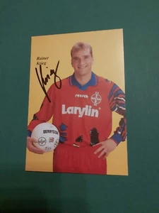 Bayer Uerdingen , R. Krieg , Autogrammkarte, Fussball - Picture 1 of 1