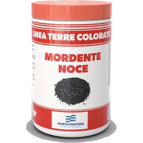 MORDENTE AD ACQUA PER LEGNO IMPREGNANTE NOCE IN POLVERE BARATTOLO DA 0,500 - Immagine 1 di 4