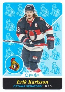 2015-16 O-Pee-Chee Hockey Retro #436 Erik Karlsson