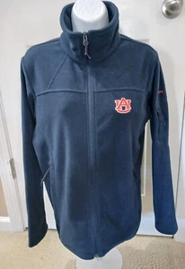 Alburn University Tigers Columbia Full Zip Jacket Blue Size Medium - Picture 1 of 6