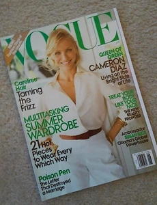 Vogue magazine June 2009 featuring Cameron Diaz read once, stored, damage SEE - Picture 1 of 6