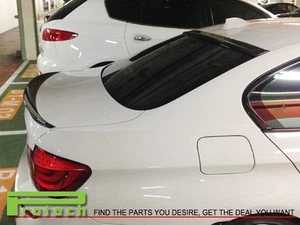 Carbon Fiber P-Type Trunk Wing 3D Roof Spoiler Fits 11-15 BMW 528i 535i 550i 4Dr - Bild 1 von 3