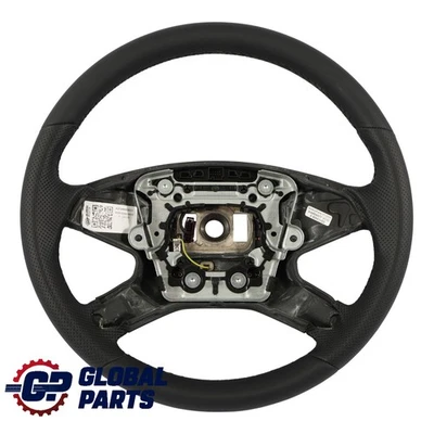 Steering Wheel Mercedes W212 NEW Black Leather with black Thread A2124600303 - Image 1 of 4