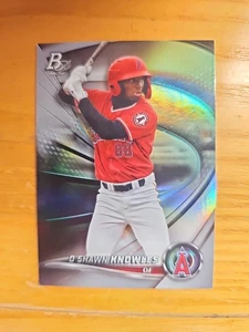 2022 Bowman Platinum Baseball Top Prospect D'Shawn Knowles Angels Card #TOP-96 - Picture 1 of 2