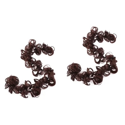  2 Stück Haarknoten-Extensions, gewellt, lockig, unordentlich, - Bild 1 von 4