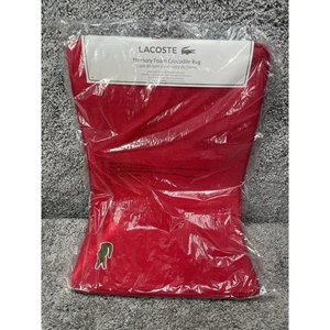 Lacoste Field Rot Memory Foam Krokodil Teppich Badematte 19" x 30" Wohnkultur Neu - Bild 1 von 8