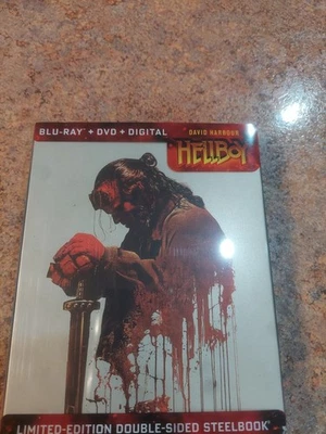 Hellboy 2019 Limited Edition Double Sided Steelbook Blu-ray/ DVD With Slip Cover - Image 1 of 4
