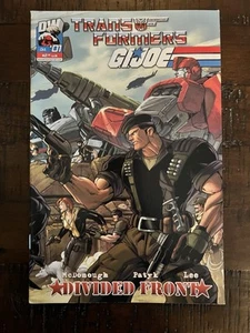 Transformers G I Joe #1 DW Comics Divided Front McDonough Patyk Lee - Picture 1 of 3
