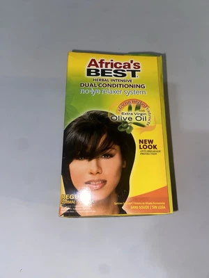 Africa's Best /No-Lye Relaxer Kit, Dual conditioning, Herbal Intensive, Superior - Image 1 of 4
