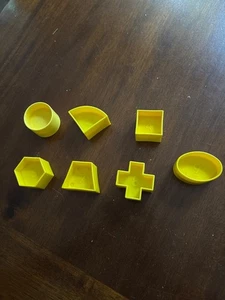 Tupperware Shape-O-Ball Sorter Replacement Shapes lot of 7 - Picture 1 of 1