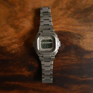 CASIO G SHOCK MRG 110T Full Metal Titanium First Generation Blue Backlight Watch - Picture 1 of 6