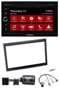 Blaupunkt Lenkrad DVD Bluetooth DAB 2DIN USB Autoradio für Citroen C3 C2 Berling - Bild 1 von 11