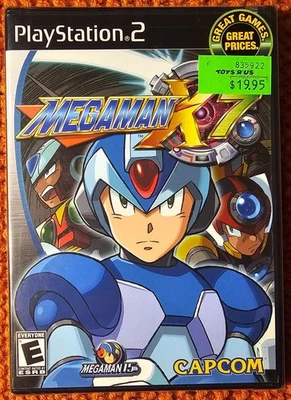 Mega Man X7 Etiqueta Negra (Sony Playstation 2, 2003) PS2 NUEVO PRECINTADO MEGAMAN X 7 Foto 1 de 4