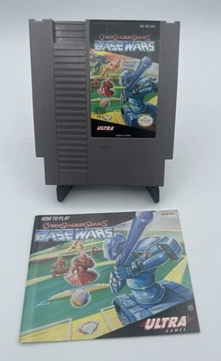 Base Wars (Nintendo, NES) Auténtico con Manual y Cubierta Antipolvo - Probado Funciona - 1991 Foto 1 de 4