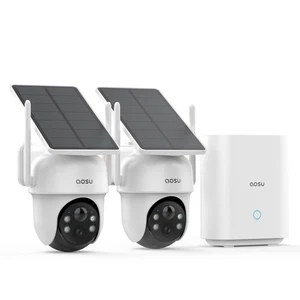Überwachungskameras Outdoor kabellos, 2 Cam-Kit, ohne Abo, solarbetrieben,... - Bild 1 von 9