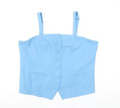 Marks and Spencer Women’s Blue Sleeveless Camisole Blouse Size 22 - Image 1 of 4