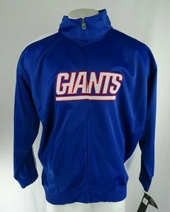 New York Giants NFL Team Apparel Men's Full-Zip Track Jacket - Picture 1 of 5