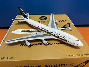 J FOX 200 Singapore Airlines SQ B747-400 ""2007s Color - Adiós"" 1:200 DIECAST - Imagen 1 de 1