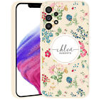 Flower Personalised Silicone Case Cover For Samsung Galaxy S23 A54 A14 A34 A05S