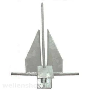 5 kg Anker Danforth Plattenanker Bootsanker Boot Anker verzinkt Schiff Segelboot - Bild 1 von 2