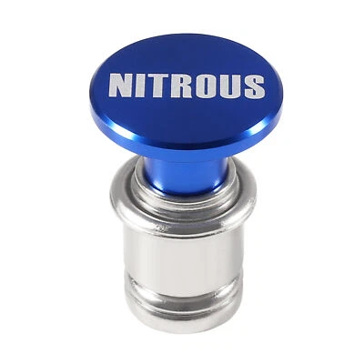 NITROUS Button Car Cigarette Lighter Anodized Aluminum 12V Lighter Replacement  - Image 1 of 4