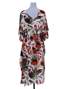 Wearable Art ~ Australian Costal Design Viscose Crepe Long Kaftan by Namaskar - Bild 1 von 4