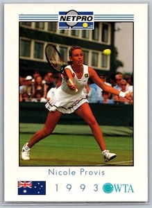 Tarjeta deportiva de tenis NetPro #W29 Nicole Provis Australia 1993 - Imagen 1 de 2