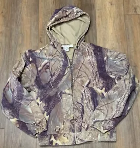 Pella Realtree Hardwoods 20-200 Camo Hooded Jacket Mens M Reg Full Zip - Picture 1 of 12