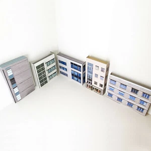 Tarjeta Bajo Relieve Calibre OO Edificios Oficina Pack de 5 Escala 1/76 4mm Modelo Set 24 - Imagen 1 de 10
