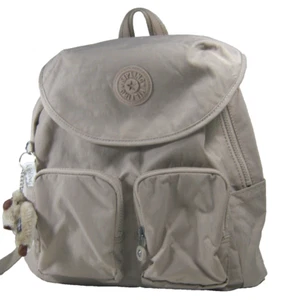 Kipling Fiona Backpack Bag w/ Monkey -Golden Tan NWT $114 - Picture 1 of 6