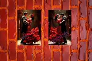 FLAMENCO - 13” x 19" Fine Art set only 6 signed and numbered sets made - Picture 1 of 6