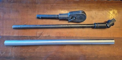 Snap-on 3/4" Ratchet head GL72-T, Handle 20" GL72H & Steel handle - Image 1 of 4