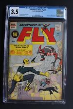 Adventures of the FLY #1 ORIGIN 1ère Full FLY & SPIDER SPRY 1959 KIRBY CGC 3,5