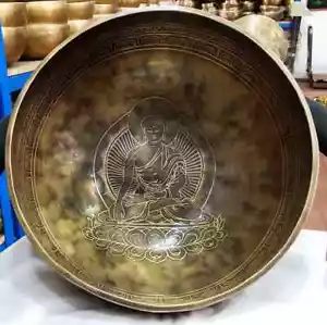 Handgefertigte Schale-Yogal-Meditationsschale-Klangtherapieschale-Tibetische Klangschale - Bild 1 von 5