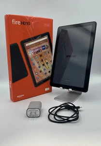 Amazon Fire HD 10 (13th Generation) 32GB, Wi-Fi, 10.1" - Black (with Lockscreen - Picture 1 of 4