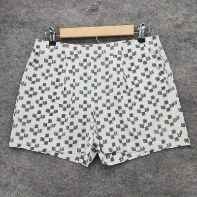 Pantalones cortos Madewell para mujer 2 blancos grises chinos a cuadros Foto 1 de 4