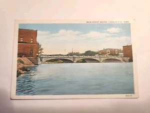 AK Vintage Main Street Bridge, Charles City, Iowa A88 - Bild 1 von 3