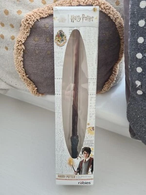 Rubies Official Harry Potter Deluxe Wand/Fancy Dress/Plastic Prop Wand/Open Box - Imagem 1 de 4