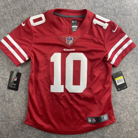 Nike Womens Jimmy Garoppolo 49ers #10 NFL Jersey Stitched $150 MSRP Sz Small Cover