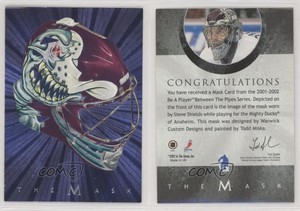 2001-02 ITG Be A Player Between the Pipes The Mask Steve Shields