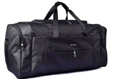 LOFTY Sporttasche Fitnesstasche Reisetasche Gym Tasche Grau Schwarz XL-XXXL✅