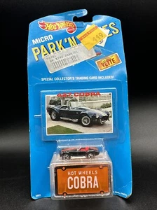 Hot Wheels Micro Park 'N Plate 427 Cobra mit Würfel & Karte Neu & Sealed - Bild 1 von 8
