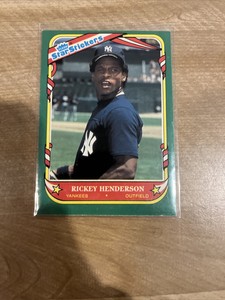 1997 Fleer Star Stickers Baseball #56 - Rickey Henderson - New York Yankees