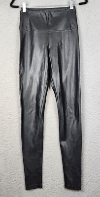 WILFRED FREE Leggings Mujer 25X30.5" Negro Imitación Cuero Pantalones Pull-On Tiro Alto Foto 1 de 4